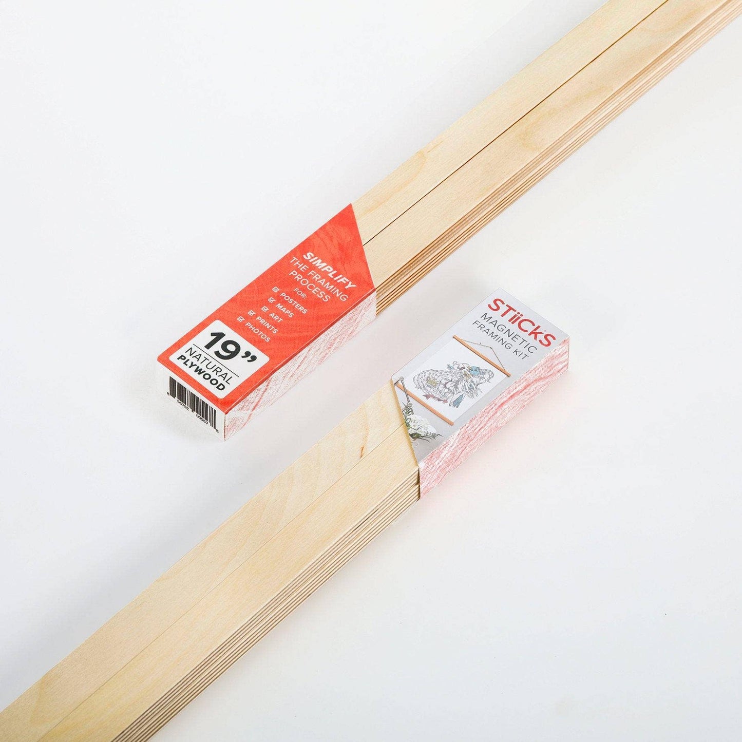 Standard Magnetic Hangers: Natural / 12" (30.5cm) - prints up to 12" wide