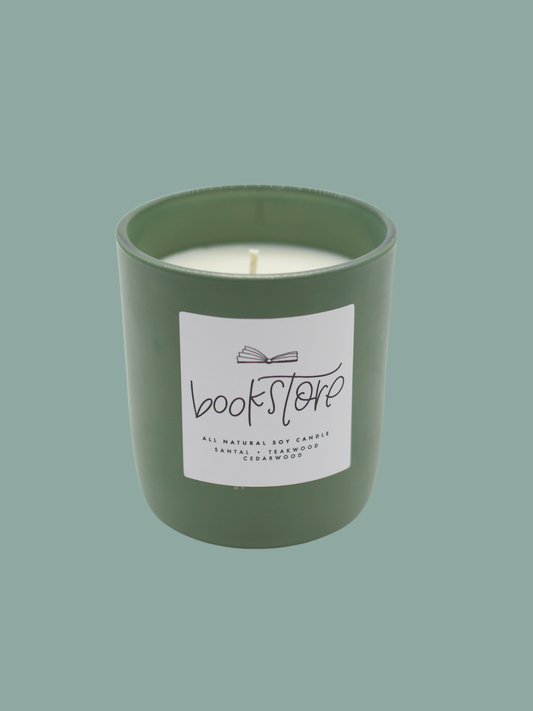 Bookstore Candle