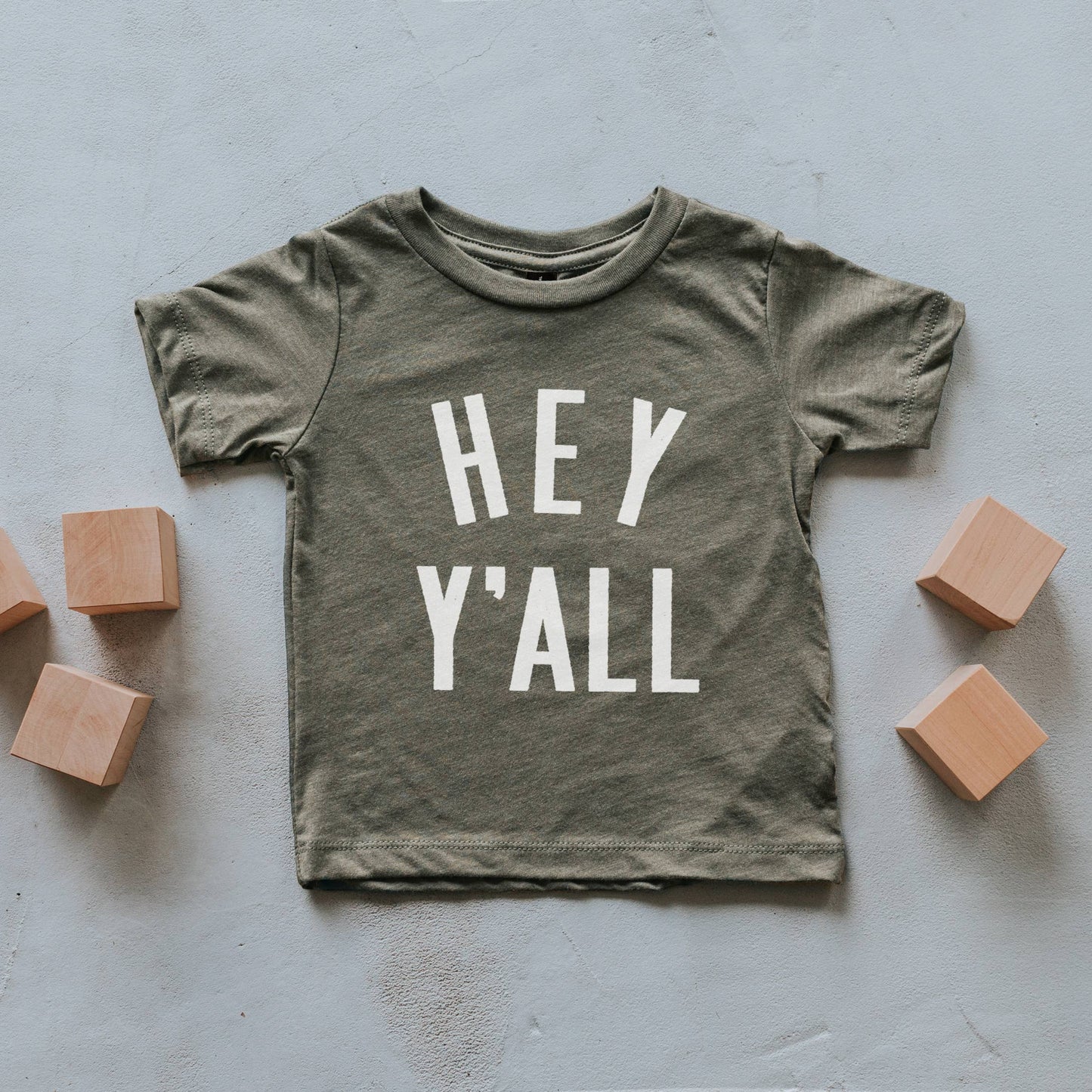 Olive Hey Y'All Kids Tee: 3T