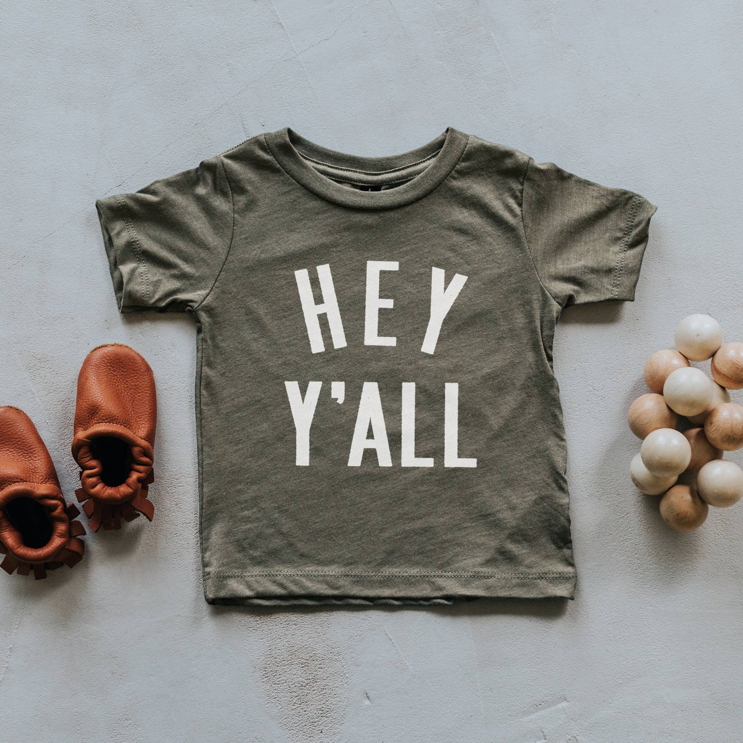 Olive Hey Y'All Kids Tee: 3T