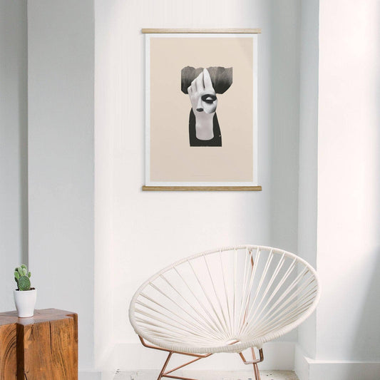 Standard Magnetic Hangers: Natural / 17" (43cm) - prints up to 17" wide