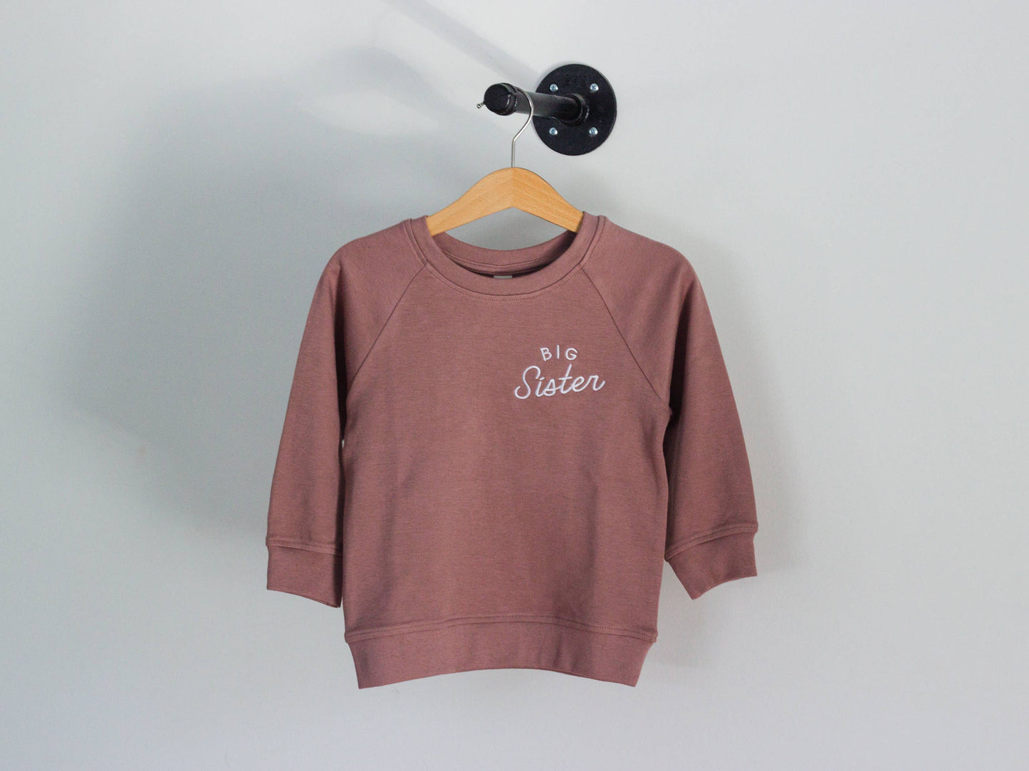 Big Sister Organic Pullover for Babies and Kids: 4T