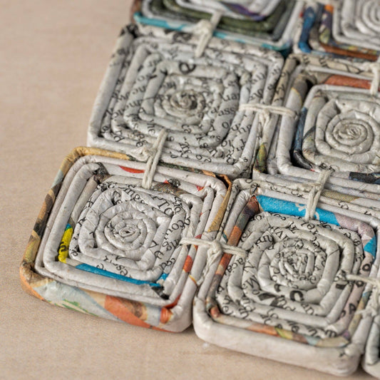 Read All About It Recycled Newspaper Trivet