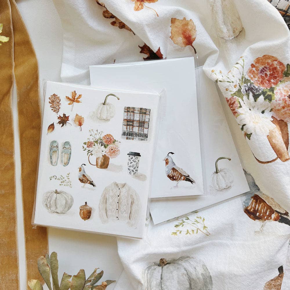 Autumn Tea Towel