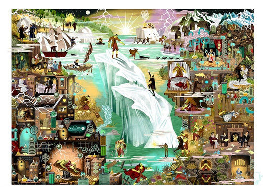 The World of Frankenstein 1000 Piece Puzzle