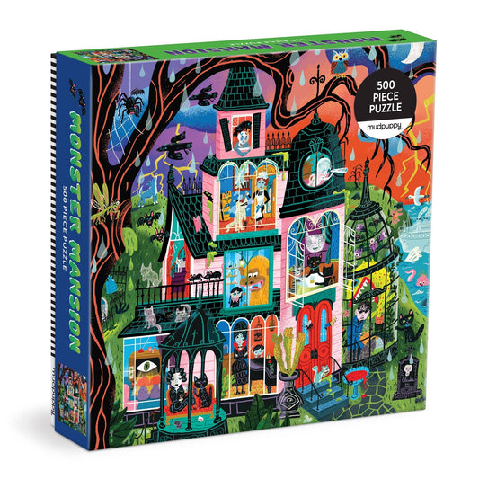 Monster Mansion 500 Piece Family Puzzle