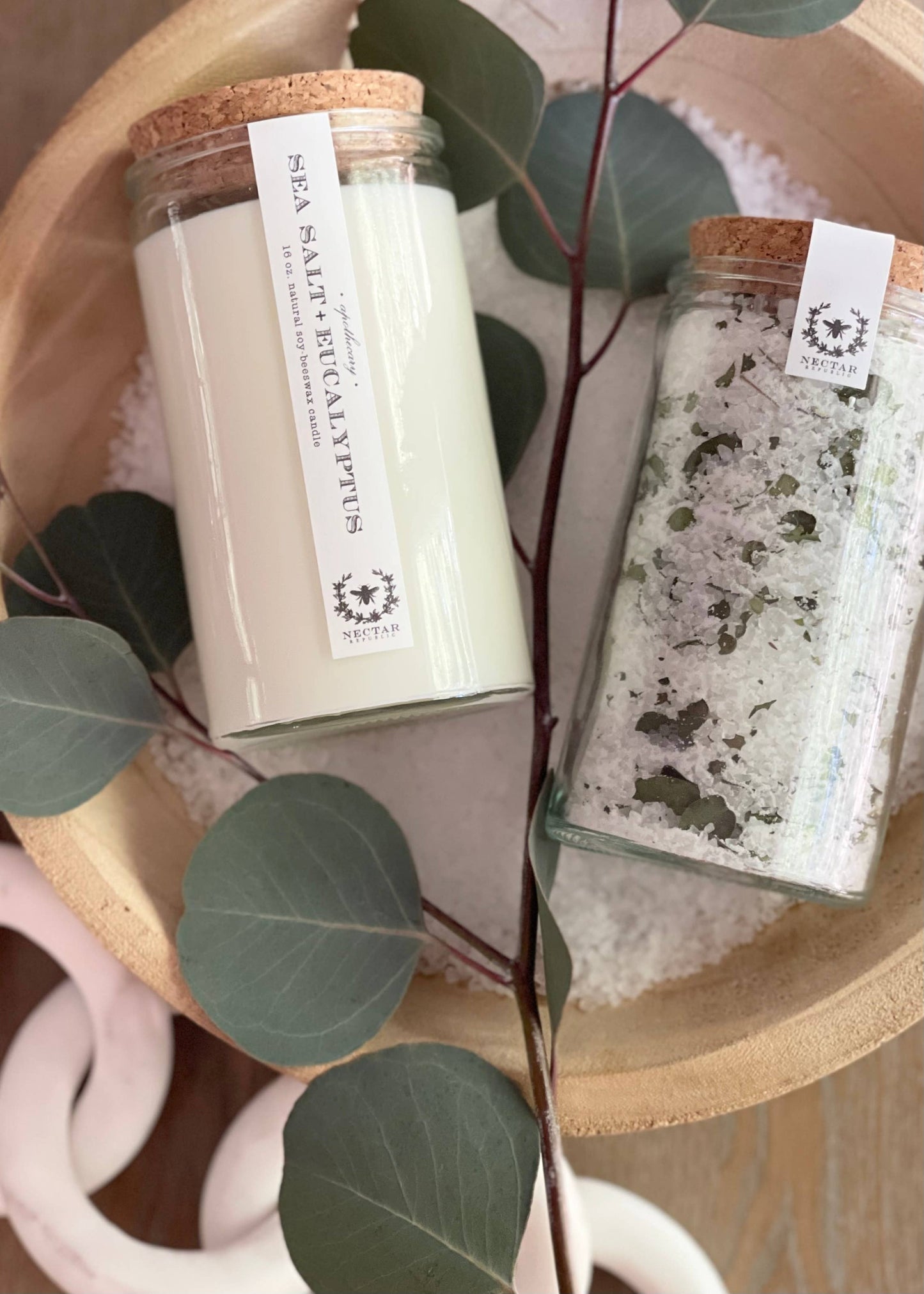 Sea Salt + Eucalyptus : Large Bath Soak