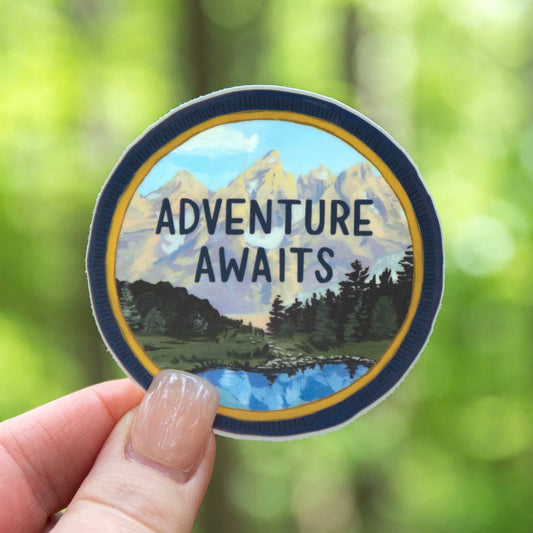 Adventure Awaits Decal Sticker