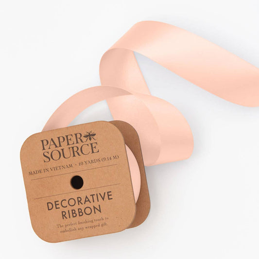 Satin Ribbon 1 1/2" Width: Blush