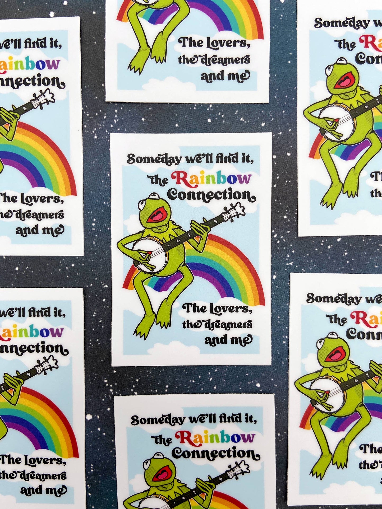 Vinyl Decal - Kermit the Frog - The Rainbow Connection
