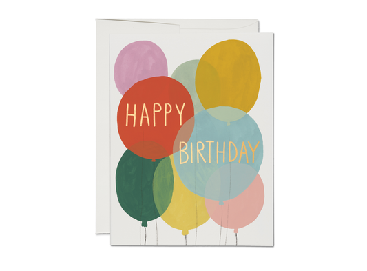 Birthday Balloons Birthday Card