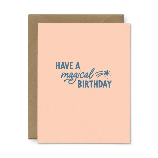 Magical Birthday Greeting Card - Single