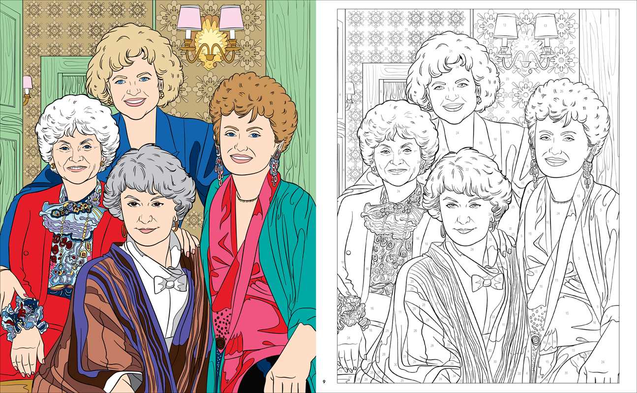 Golden Girls Color-by-Number by Editors of Thunder Bay Press: Flexibound; 192 pages / English