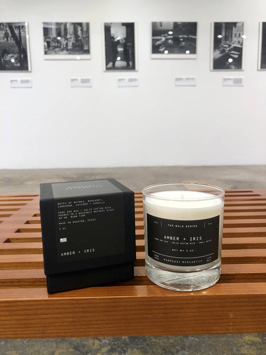 The Bold Series Soy Candle | Amber + Iris