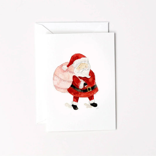Santa Bag Christmas Mini Card