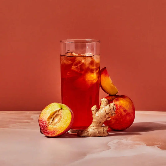 Ginger Peach Iced Tea