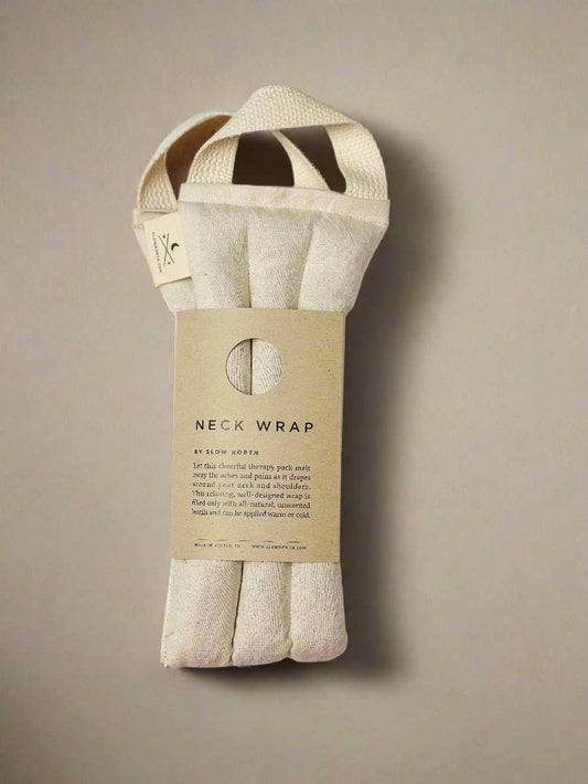 Neck Wrap Therapy Pack – Natural | Microwaveable Neck Pillow for Relaxation
