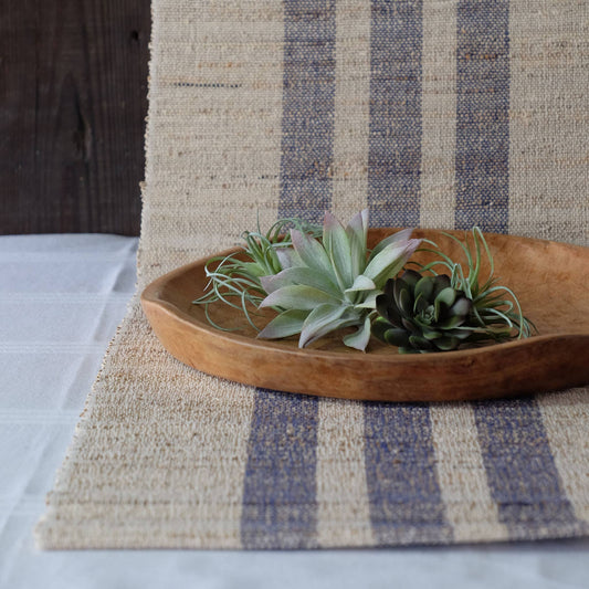 14"Ola Handmade Wood Platter Serving Tray
