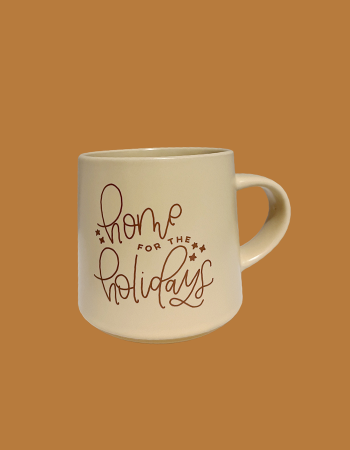 "Home for the Holidays" Mug: 13 oz