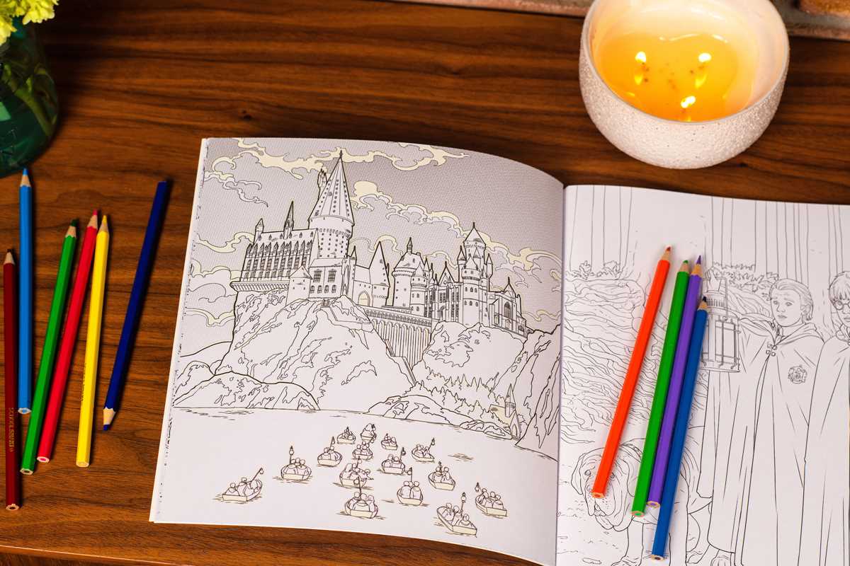 Harry Potter Glow in the Dark Coloring Book by Editors of Thunder Bay Press: Paperback; 76 pages / English