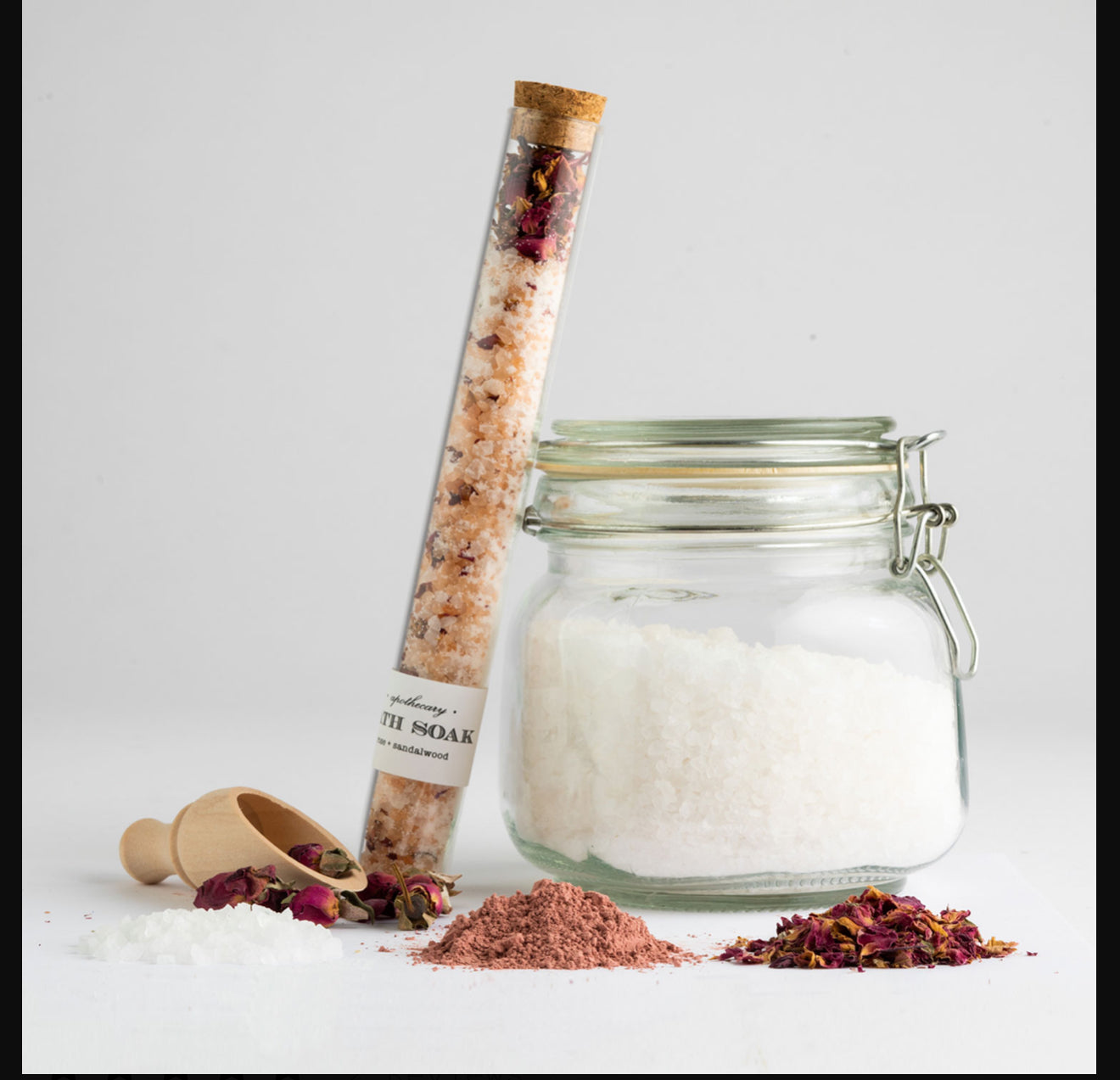 Rose Sandalwood: Bath Soak Tube