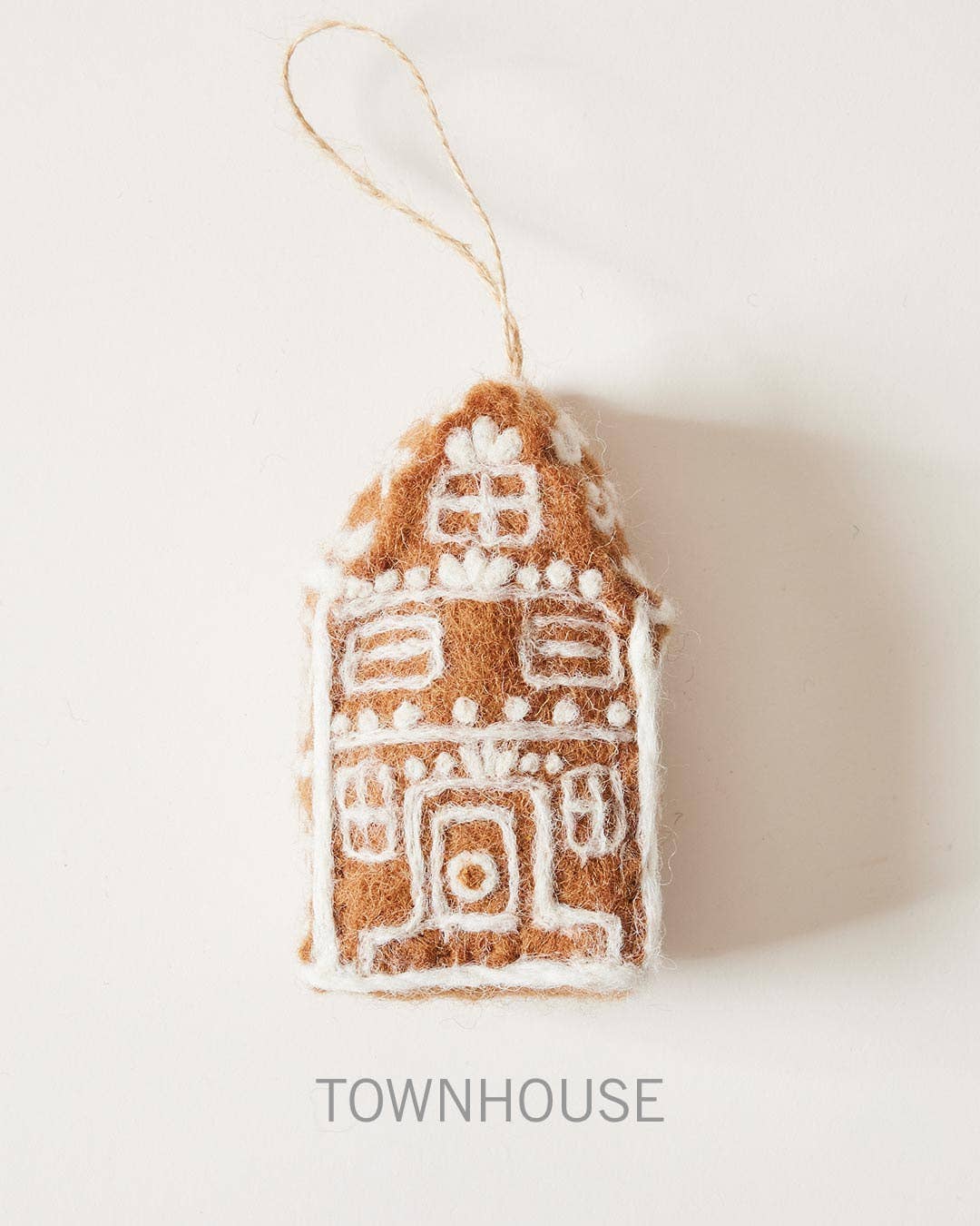 Felted Dutch House Ornament: Townhouse