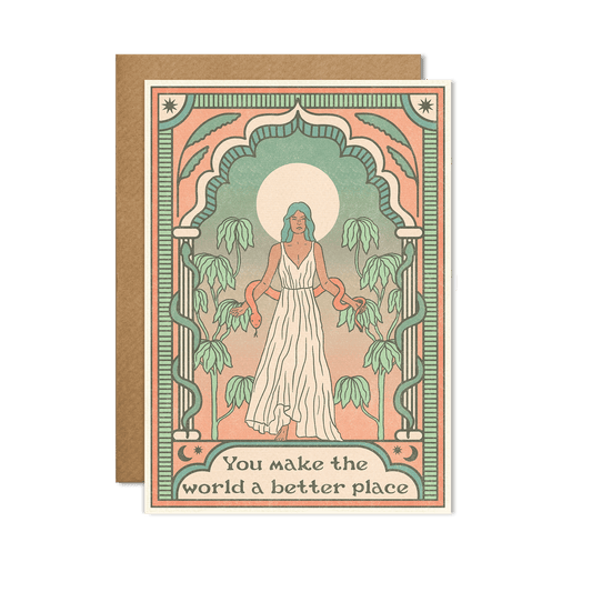 You make the world a better place card