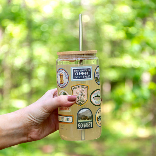 The Great Outdoors Glass Can