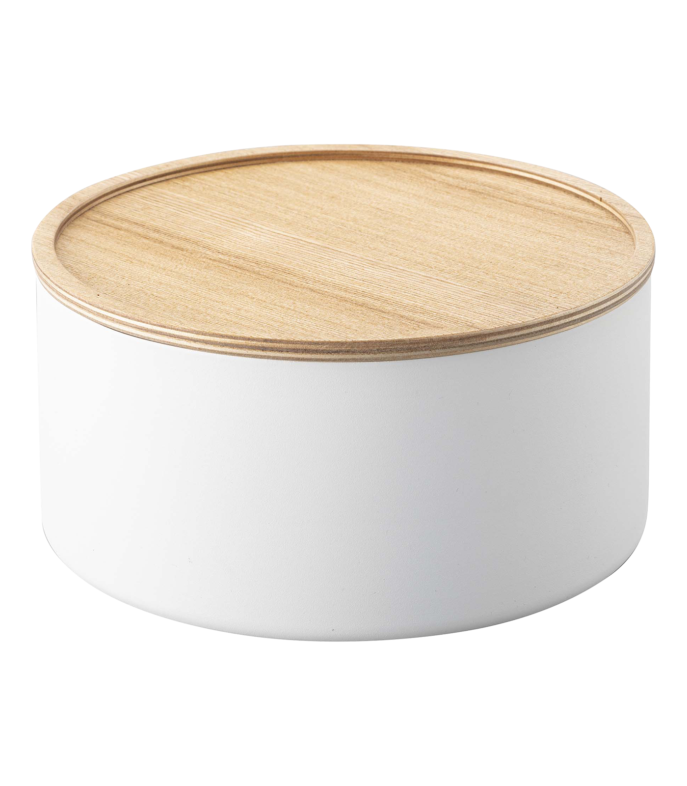 Storage Case - Tall - Steel + Wood: White