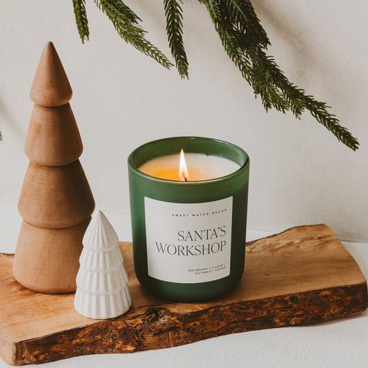 Santa's Workshop 15 oz Soy Holiday Candle