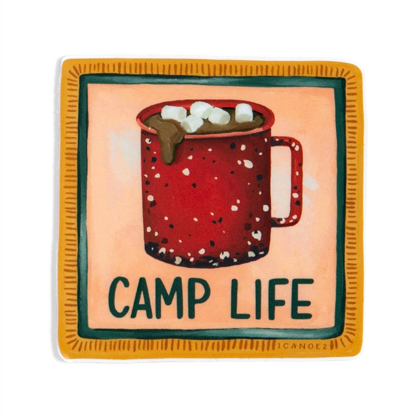Camp Life Decal Sticker