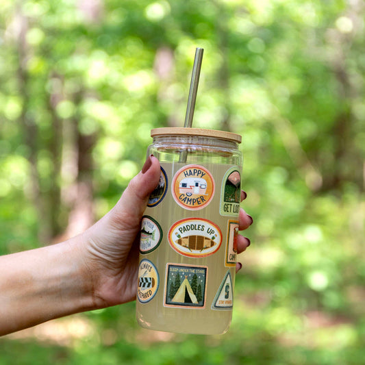 The Great Outdoors Glass Can
