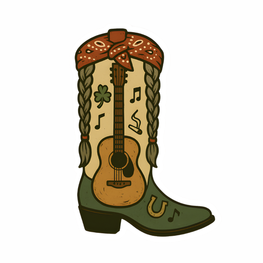 Willie Boot Sticker