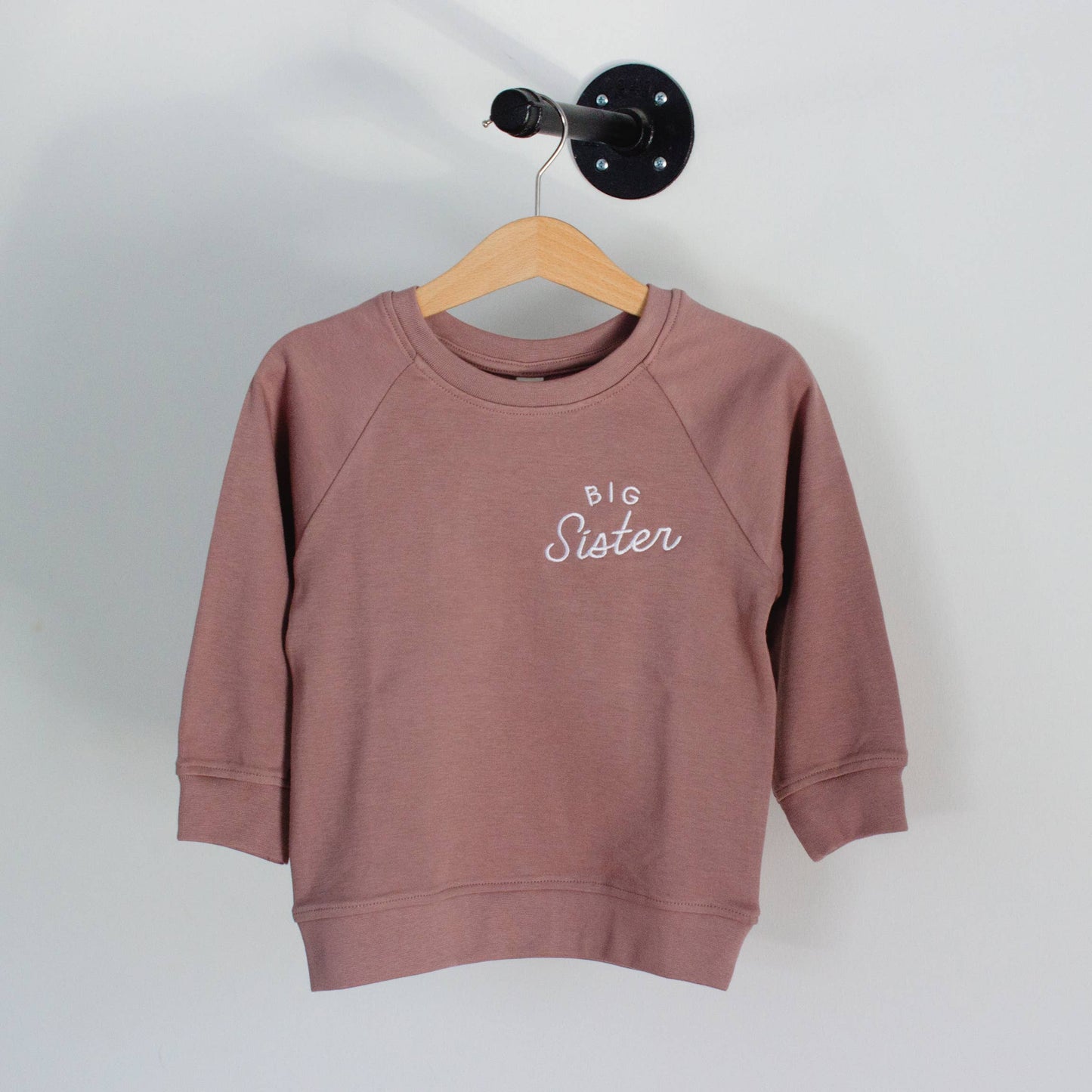 Big Sister Organic Pullover for Babies and Kids: 4T