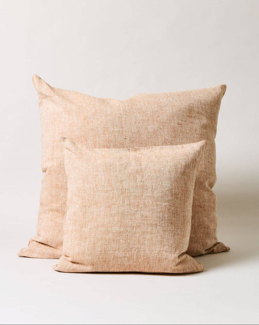 Washed Linen Pillow: Terracotta / 26"