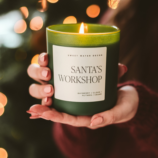 Santa's Workshop 15 oz Soy Holiday Candle