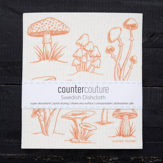 Mushroom Swedish Dishcloth - Sponge Cloth