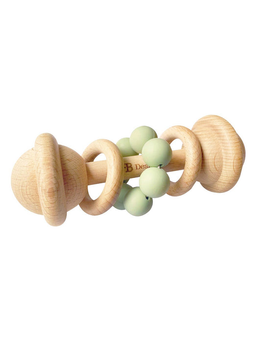 Mint Wooden Rattle Toy