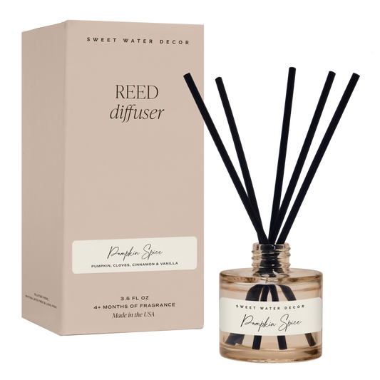 Pumpkin Spice Reed Diffuser - Fall Decor & Gifts