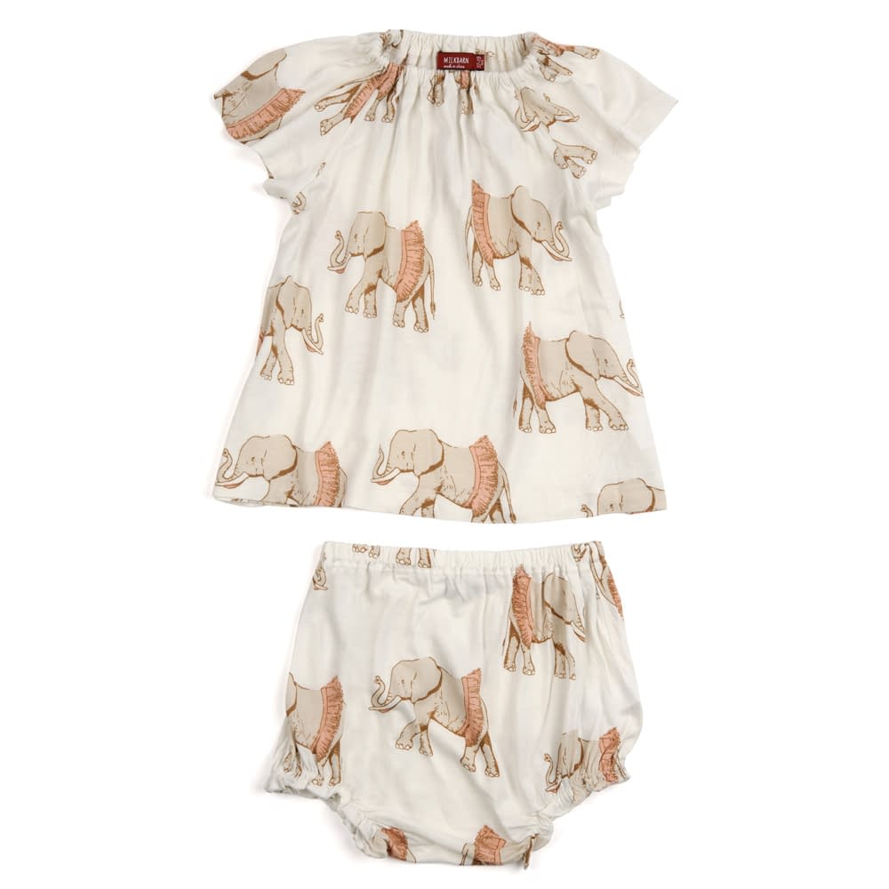 Milkbarn Dress & Bloomer Set