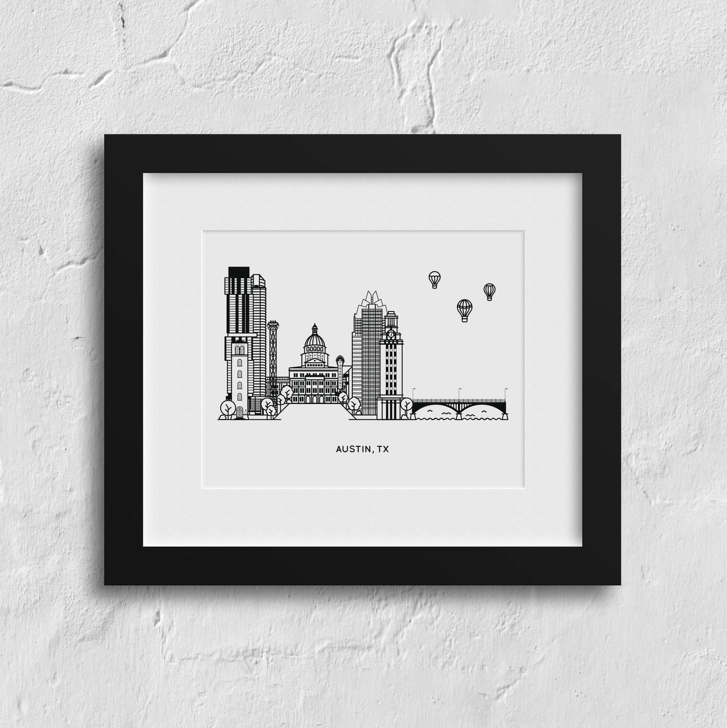 Austin, Texas Art Print