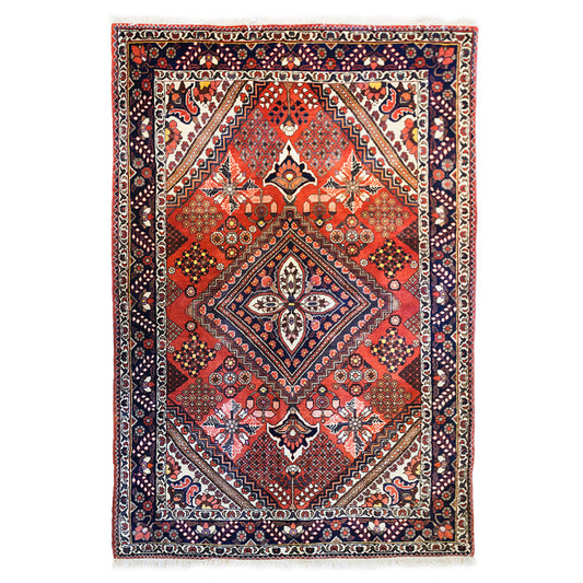 Persian Bakhtiari Rug (6' 5" x 4' 4")