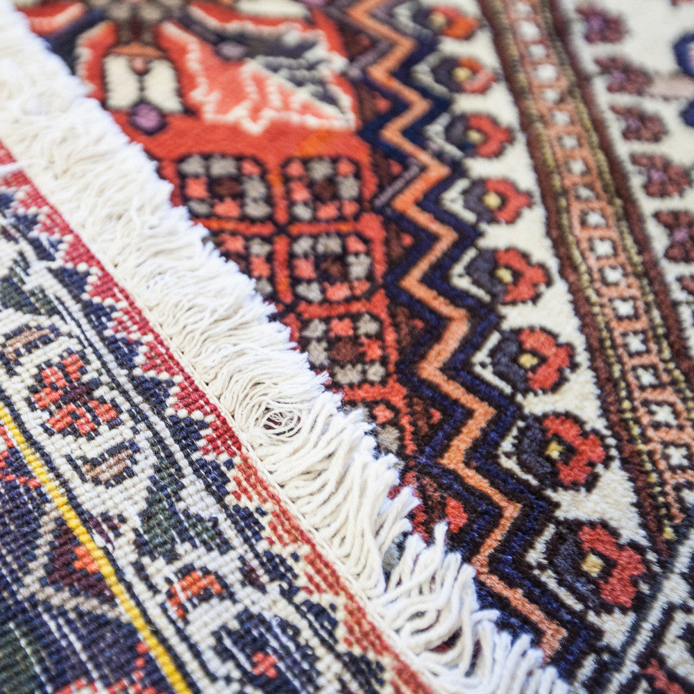 Persian Bakhtiari Rug (6' 5" x 4' 4")