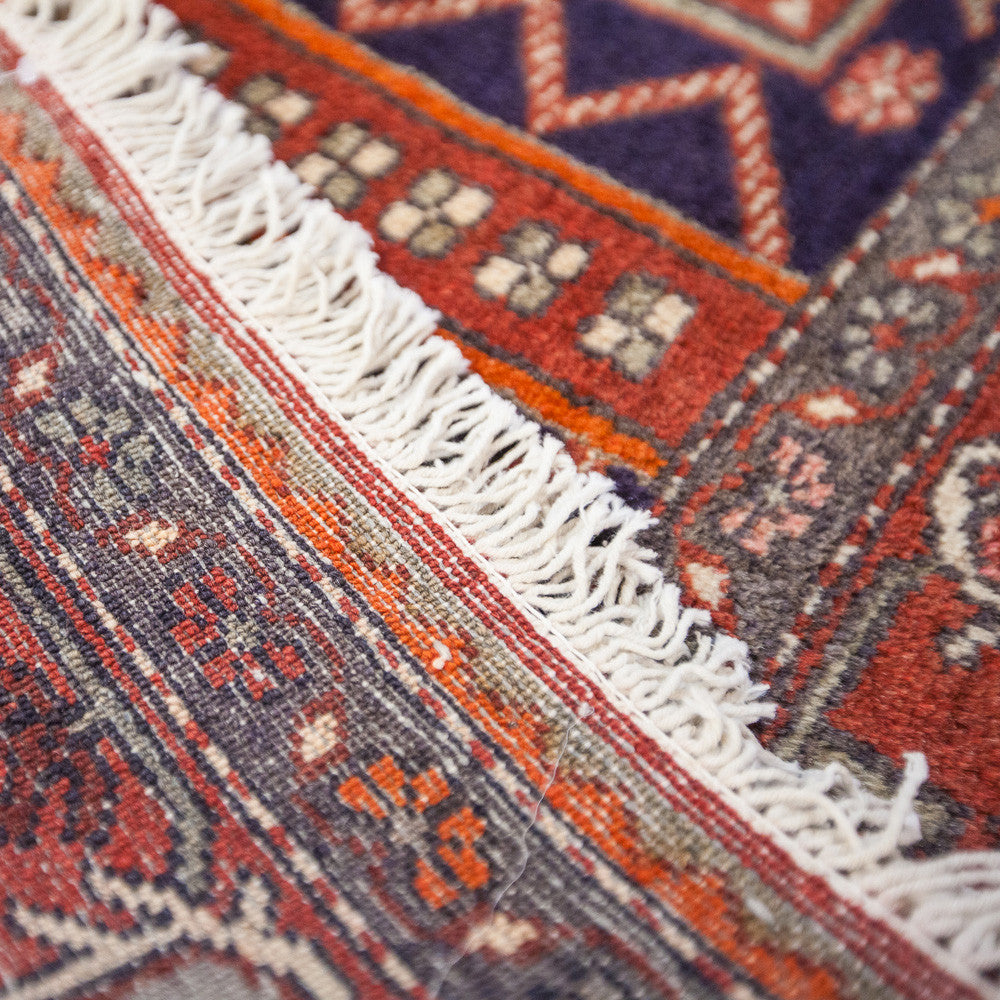 Persian Hamadan Rug (7' 1" x 4' 6")
