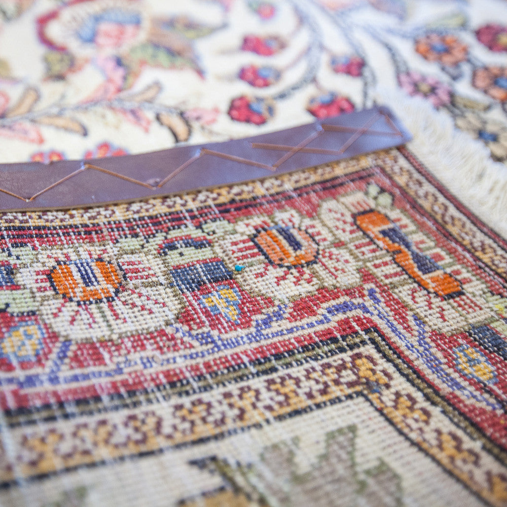 Persian Hand-Knotted Sarough Rug (4' 9" x 3' 5")