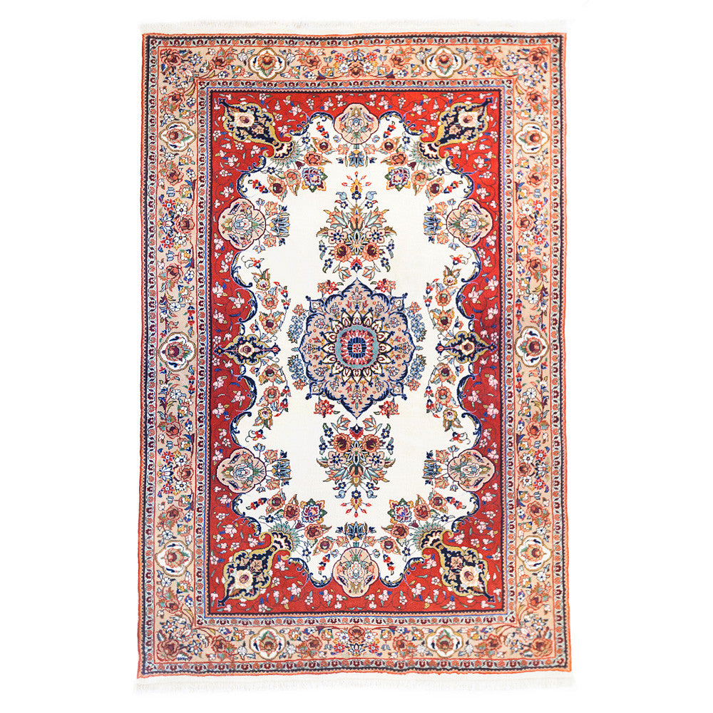 Persian Bijar Rug (6' 9" x 4' 7")