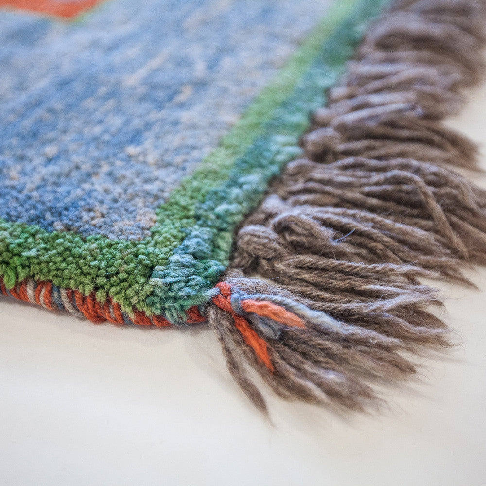 Persian Gabeh Rug (9' 7" x 6' 11")