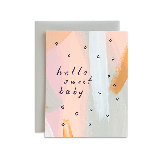 Hello Sweet Baby Card