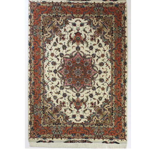 Persian Tabriz Hand-Knotted Olia Rug
