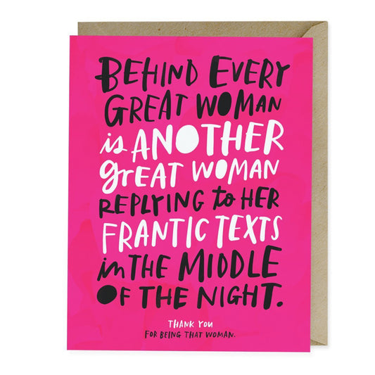 Every Great Woman Card